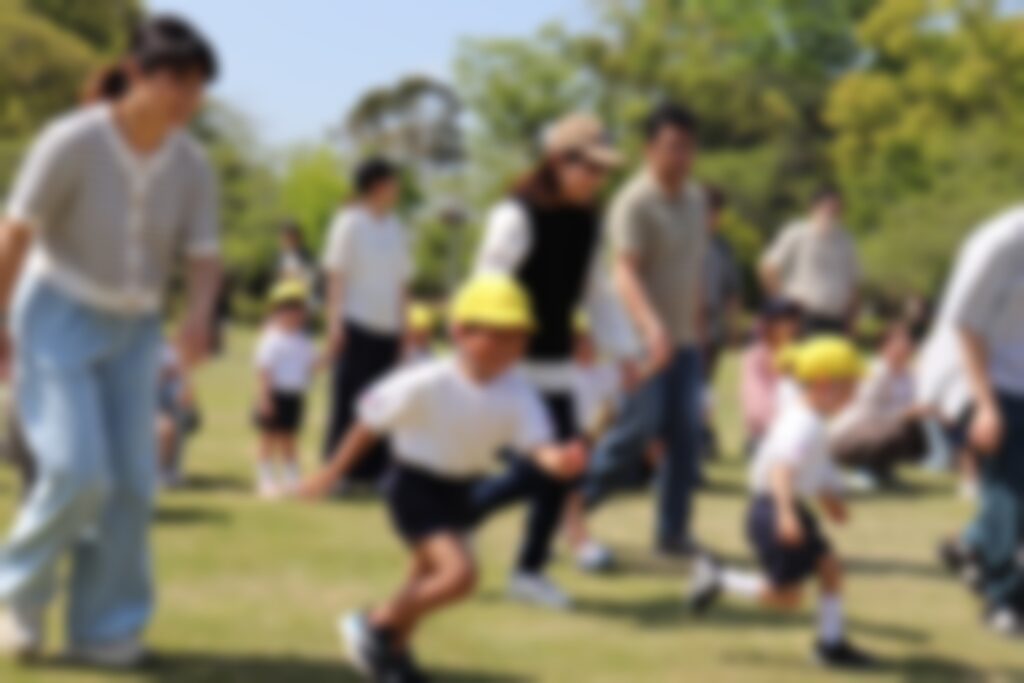 陣取りゲームをするさくらさんたち②